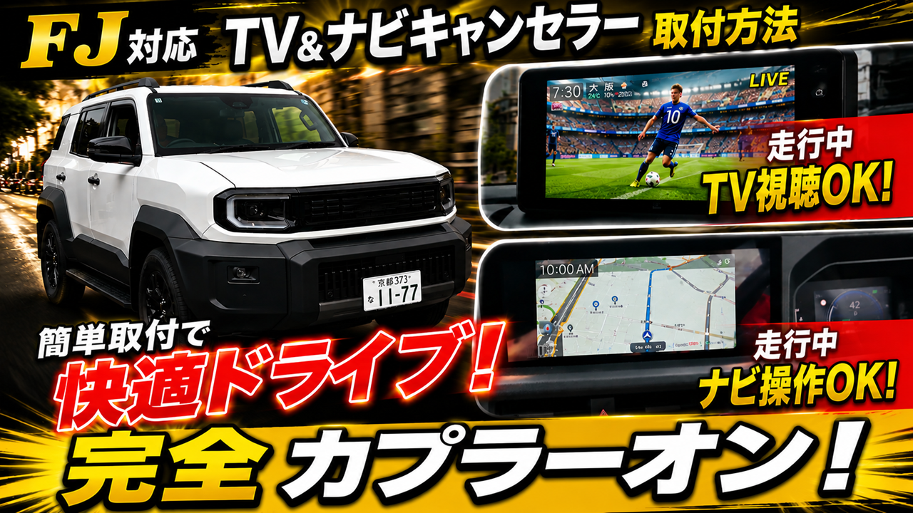 Amazon.co.jp: エンラージ商事 ランドクルーザーFJ TRJ240W テレビ